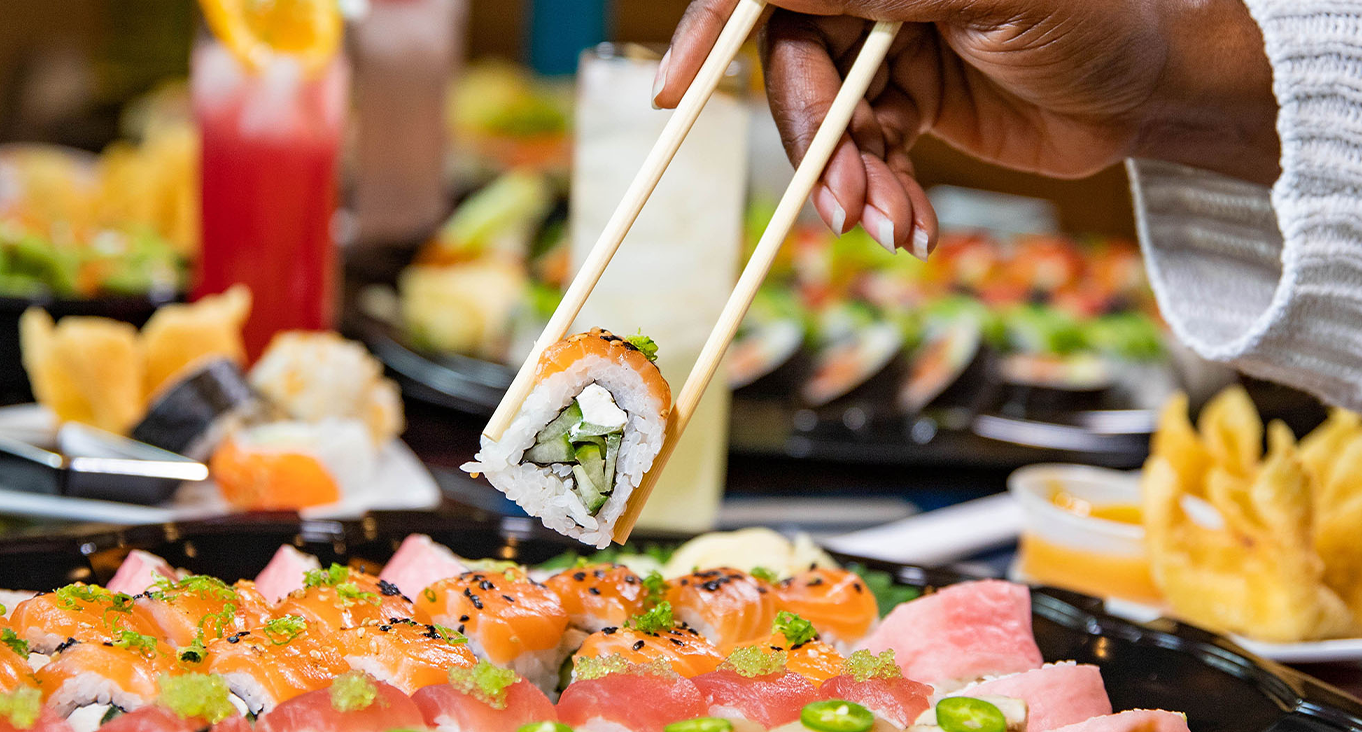 Monday through Saturday from 2-5:30 p.m. at Blue Sushi Sake Grill, score select $8 cocktails, $6 house wine, $6 margaritas, $4 drafts, $3-8 sake, $3-5 small plates, $6.50-9 maki, $7 dessert, and more!